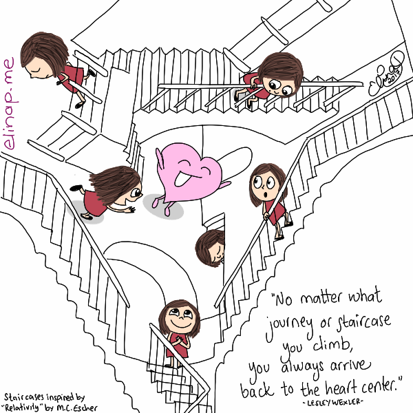 Inspired by "Relativity" by M.C. Escher Inspired by "Relativity" by M.C. Escher
