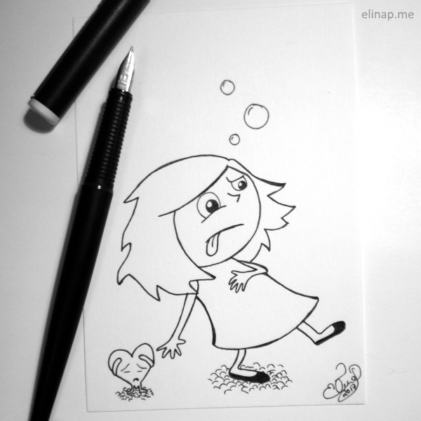 Daily Doodling – FEELING SICK