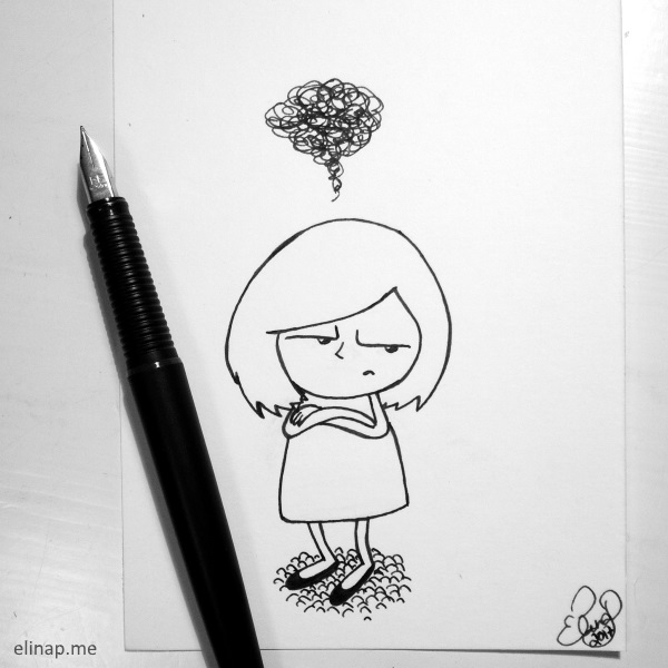 Daily Doodling – ANNOYED