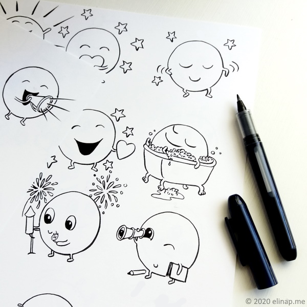Illustrations Sneak Peek by elinap Illustrations Sneak Peek by elinap