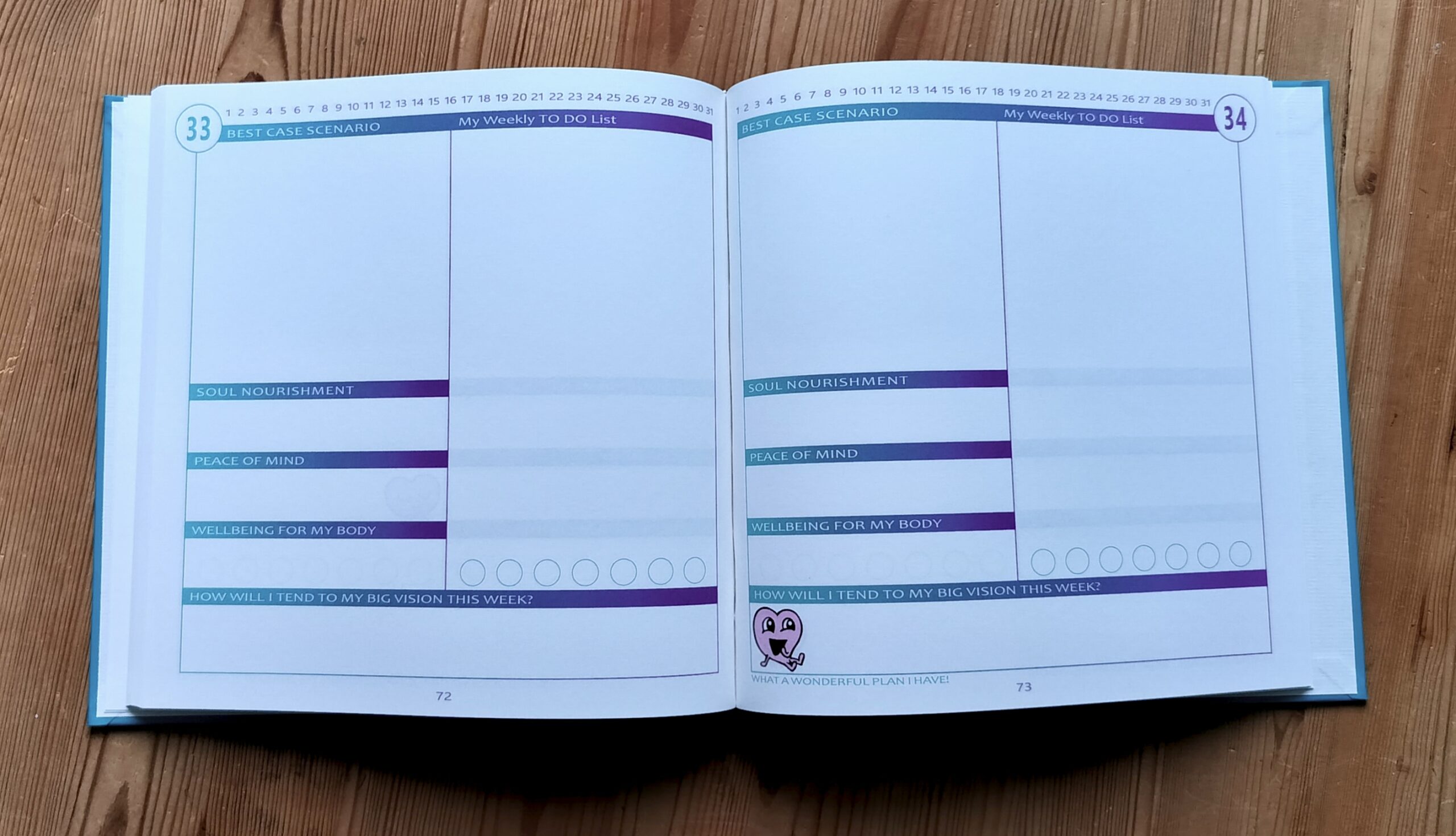 Aaand ACTION - weekly planner 2026 by elinap